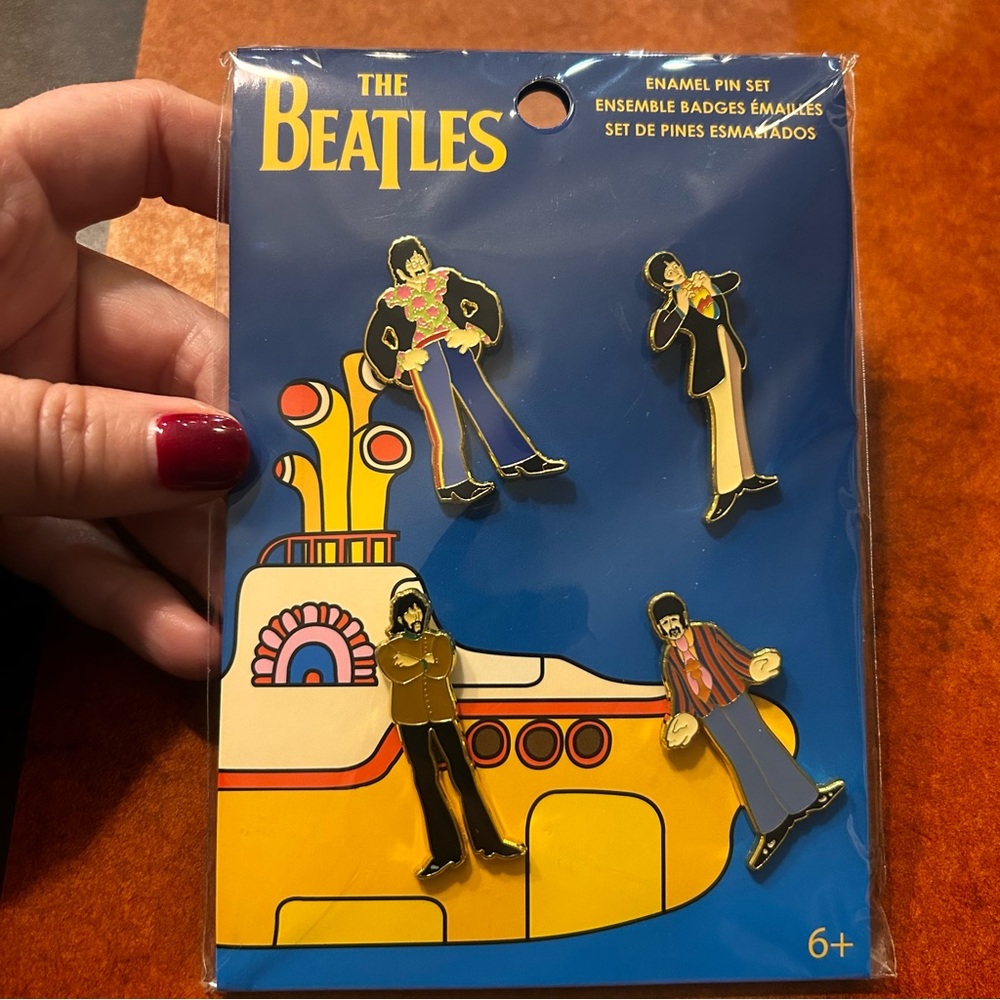 The Beatles trading pins